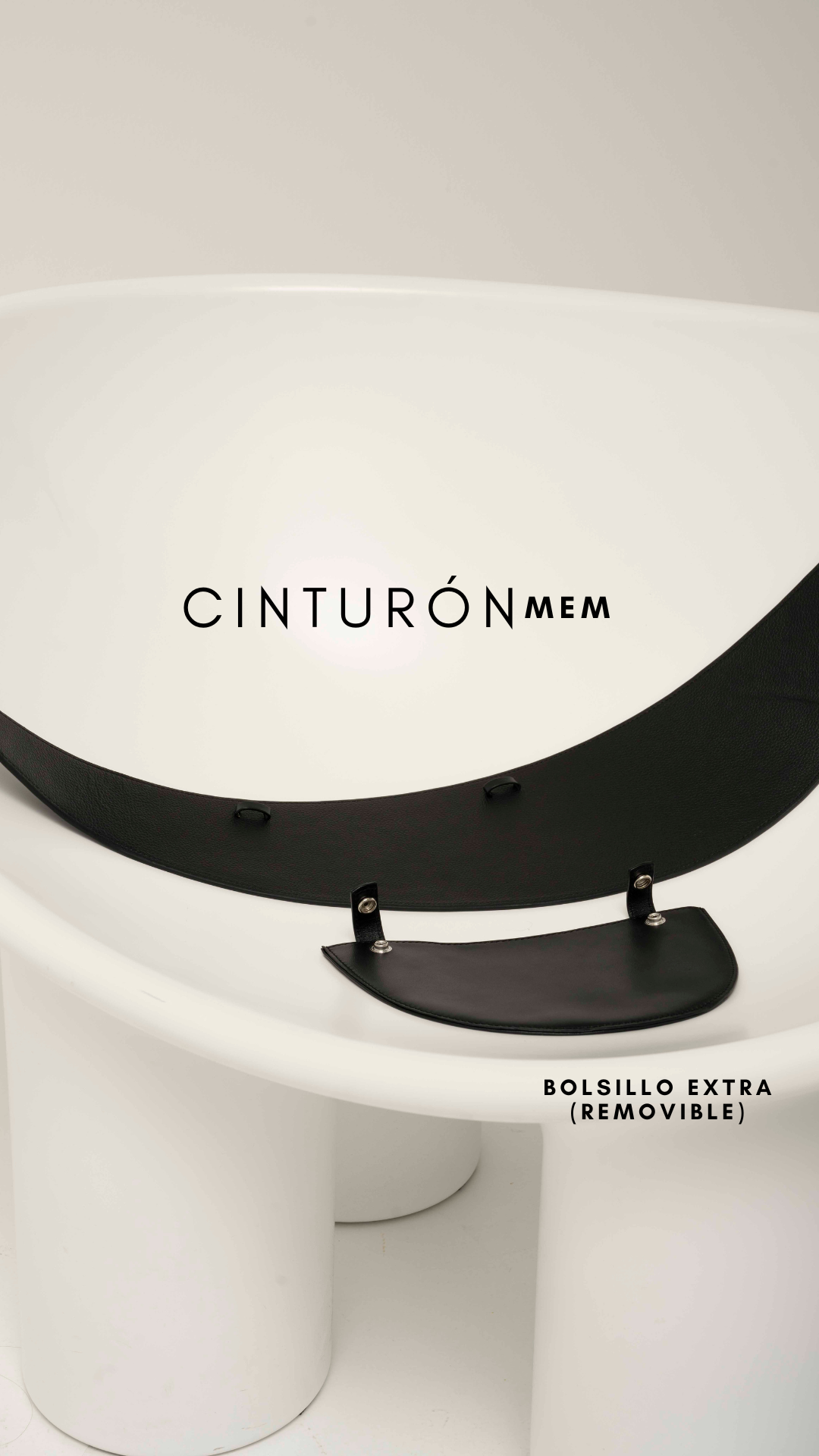 Fajón/cinturón mem NEGRO