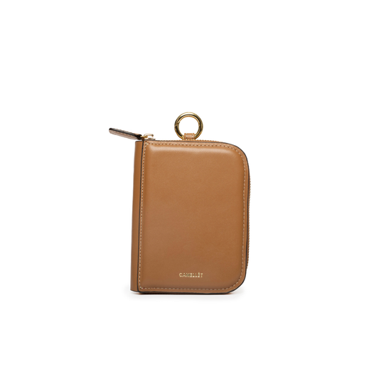 Porta pasaporte miel
