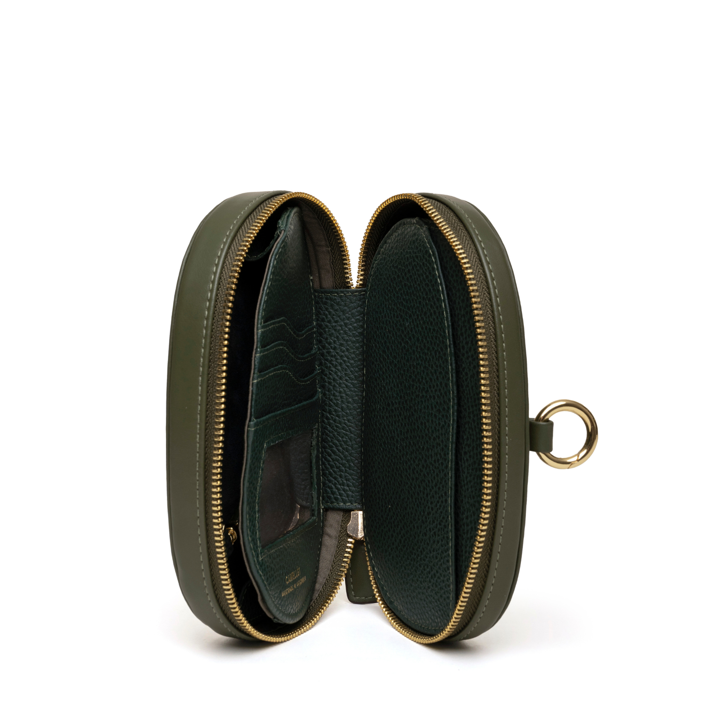 PILL PHONE verde profundo corrugado