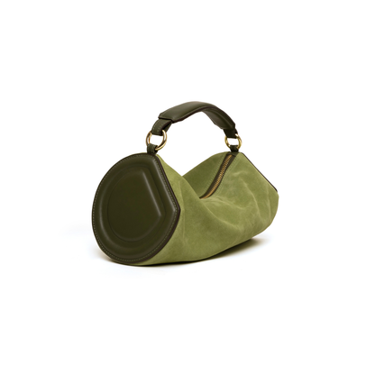 LETTI MEDIUM verde gamuza