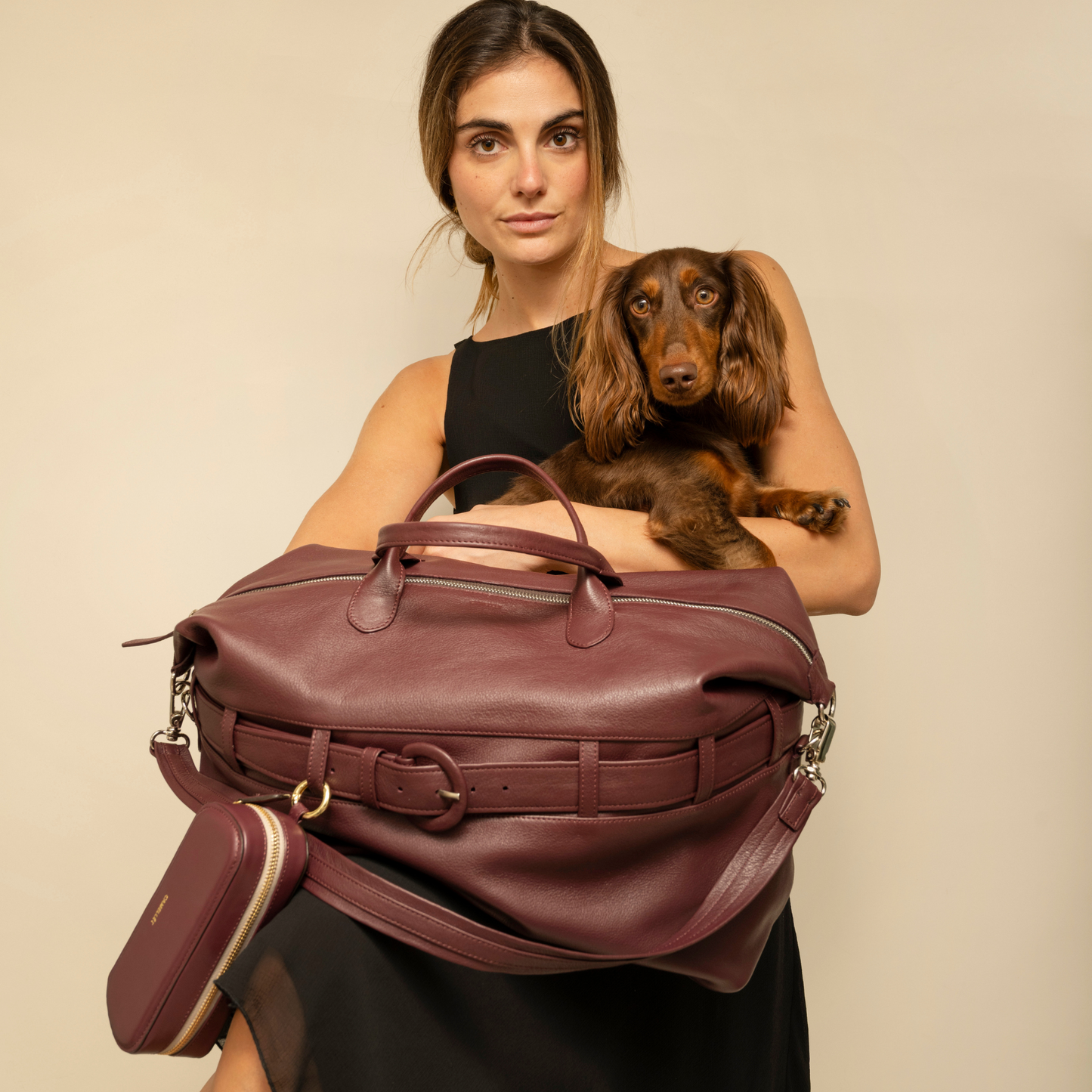 GIO travel bag vino tinto
