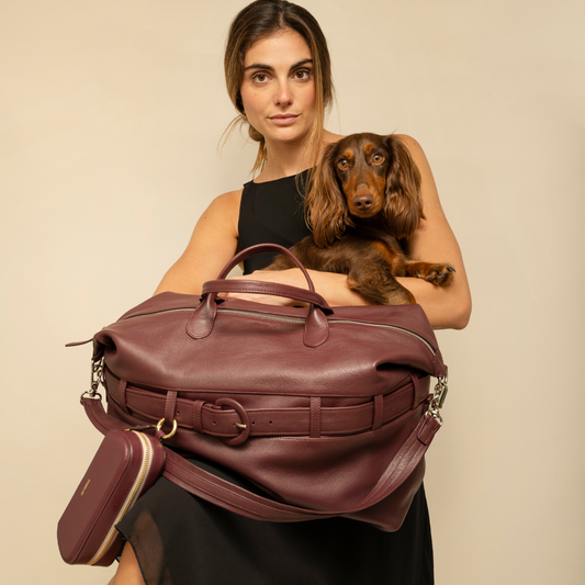 GIO travel bag vino tinto