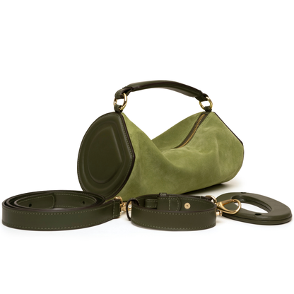 LETTI MEDIUM verde gamuza