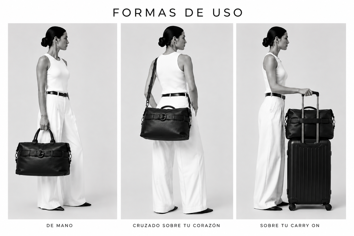 GIO travel bag negro (PRE ORDER)