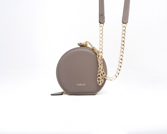 SCOOP LARGE Taupe liso